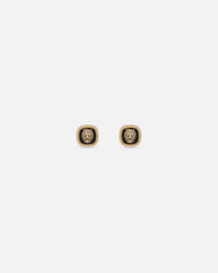 Guess Mainline Lion King 13mm Earrings Yellow Gold