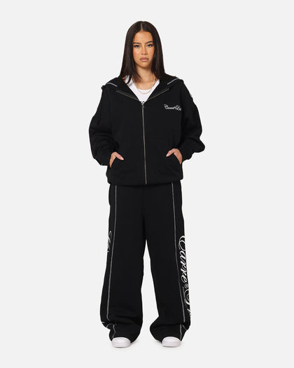 Carre Script Hoodie Black