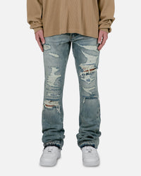 MNML B469 Flare Denim Jeans Blue