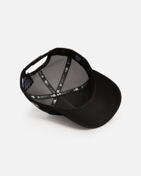 New Era New Zealand Warriors 'NRL Mesh Crown' 9FORTY A-Frame Trucker Snapback Black
