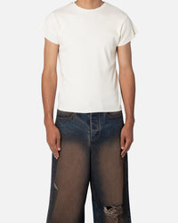 MNML Fitted Rib T-Shirt White