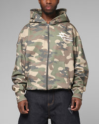 Loiter Ultra Hybrid Premium Zip Hoodie Camo