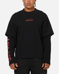 Saint Morta Athletc Season 2 Long Sleeve T-Shirt Black/Red