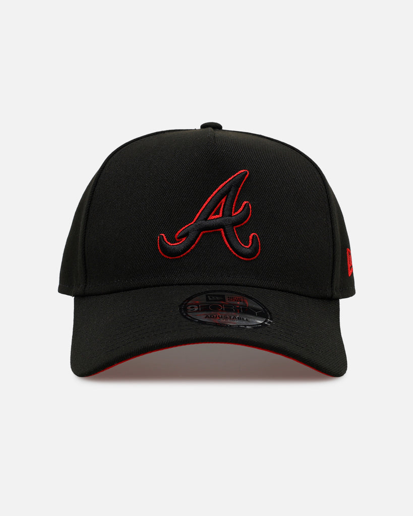 New Era Atlanta Braves 'Easy Black And Scarlet' 9FORTY A-Frame
