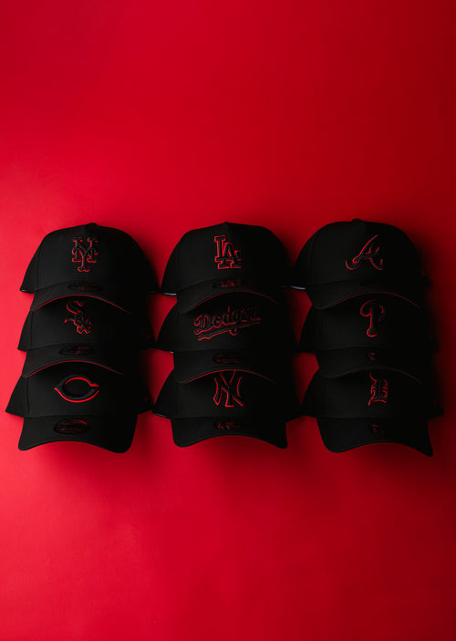 NEW ERA 'EASY BLACK AND SCARLET'