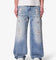 MNML Ultra Baggy Western Jewel Jeans Blue
