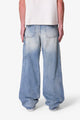 MNML Ultra Baggy Western Jewel Jeans Blue