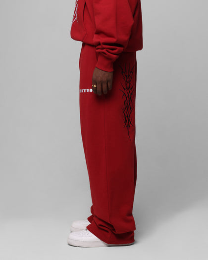 Loiter Blood Born Track Pants Burgandy