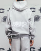 Carre Grit Zip Hoodie Grey Marle