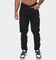 Carré Enorme Distressed Straight Jean Washed Black