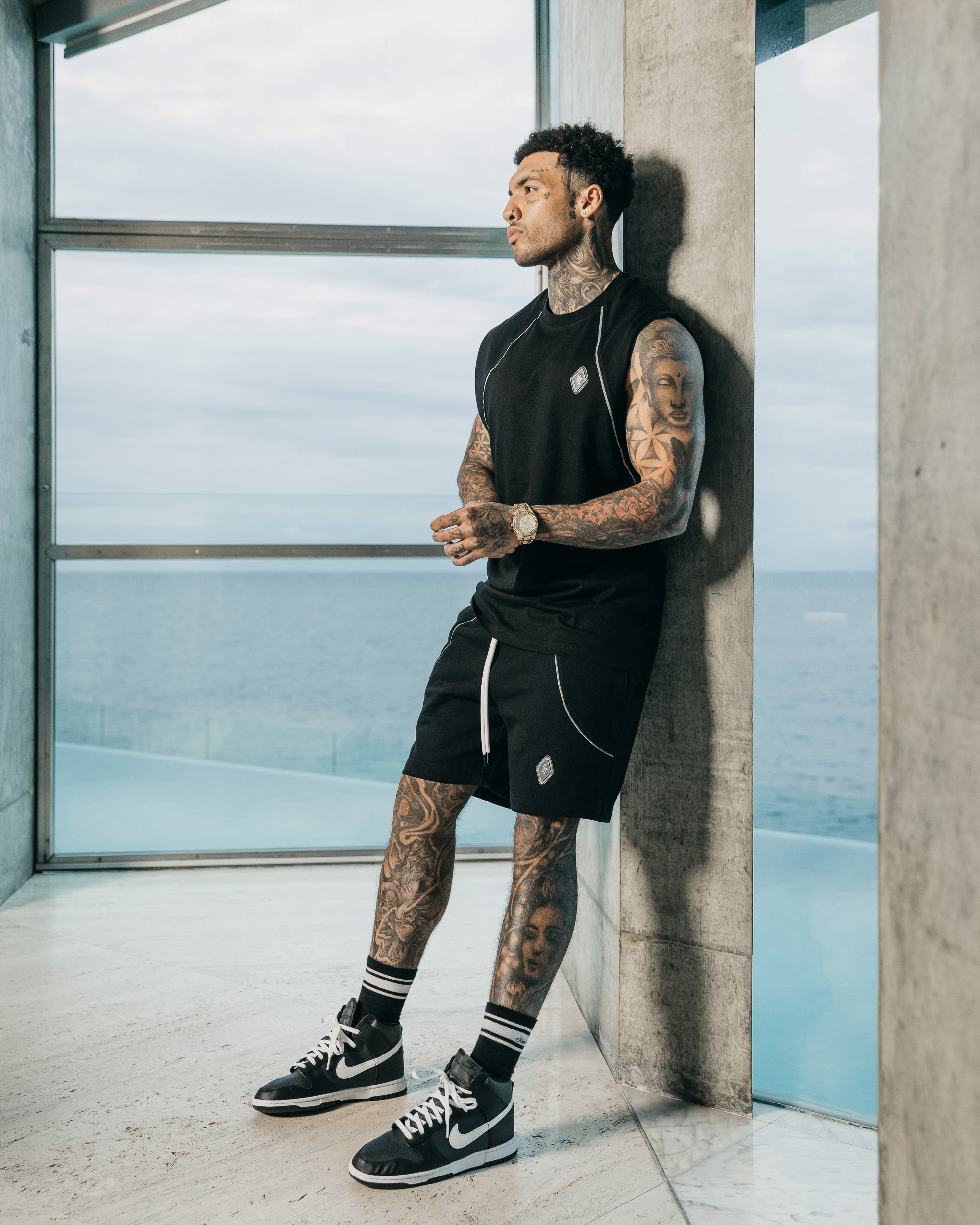 Saint Morta Polaris Shorts Black | Culture Kings US