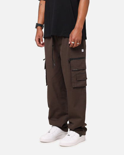 Carre Tactic Cargo Joggers Brown