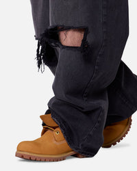 MNML Rave Distressed Jeans Vintage Black