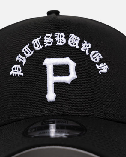 New Era Pittsburgh Pirates 'Gothic Arch' 9FORTY A-Frame Snapback Black/White