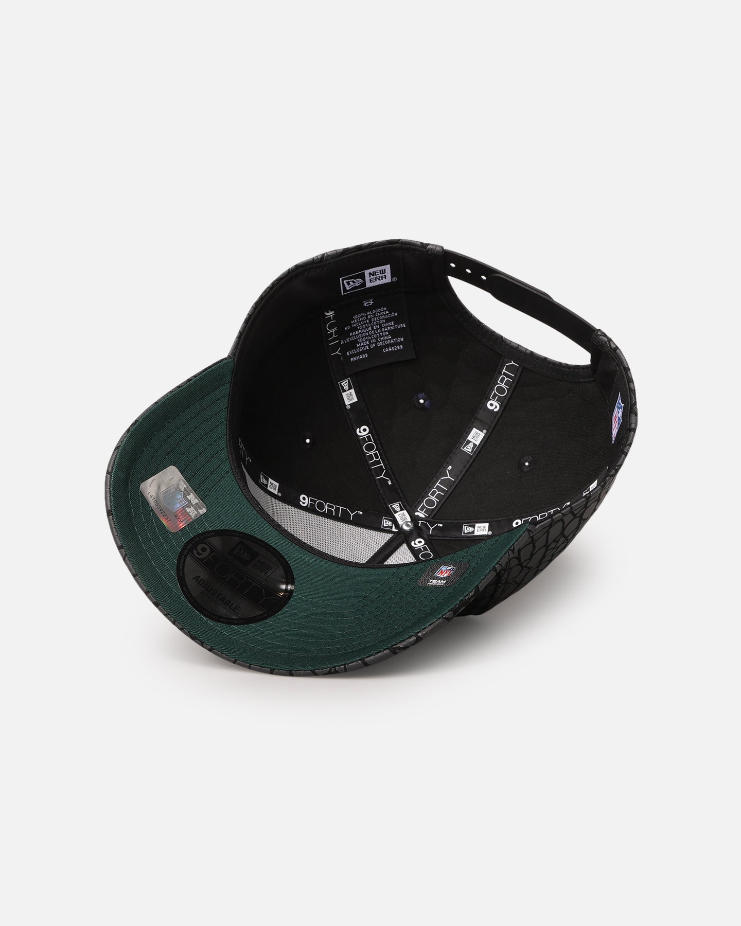 New Era Las Vegas Raiders 'Croc Skin' 9FORTY A-Frame Snapback