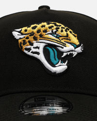 New Era  Jacksonville Jaguars 'Black And Team Color' 9FORTY A-Frame Snapback Black/Official Team Color