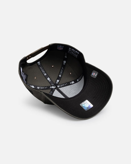 New Era Las Vegas Raiders "Moss Canvas" 9Forty A-Frame Snapback Dark Green