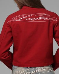 Loiter Women's Racer Denim Jacket