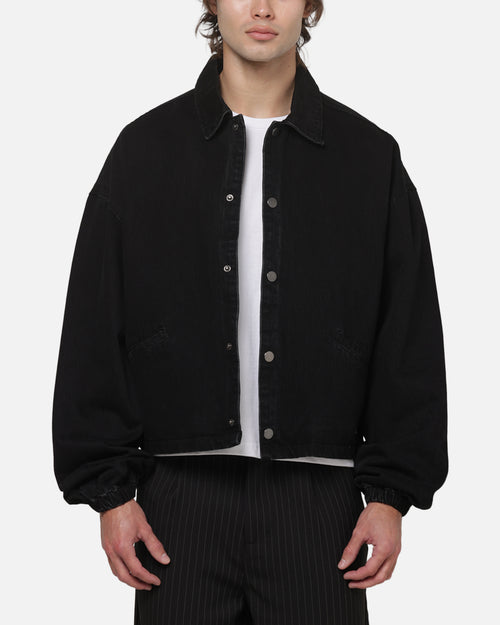 Carre Correctional Coaches Jacket Black Denim