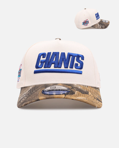 New Era New York Giants 'Realtree Visor' 9FORTY A-Frame Snapback Cream/Camo