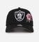 New Era Las Vegas Raiders 'Pink Rose Embroidery' 9FORTY A-Frame Snapback Black/Pink