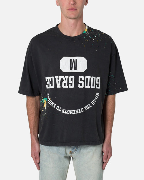 MNML Gods Grace Vintage T-Shirt Washed Black