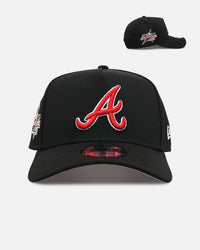 New Era Atlanta Braves 'Black And Team Color' 9FORTY A-Frame Snapback Black/Official Team Color
