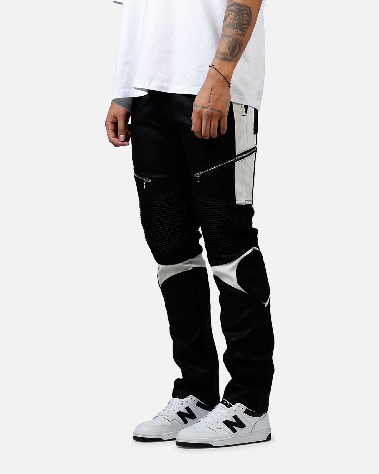 MNML D728 Moto Space Pants Black | Culture Kings US