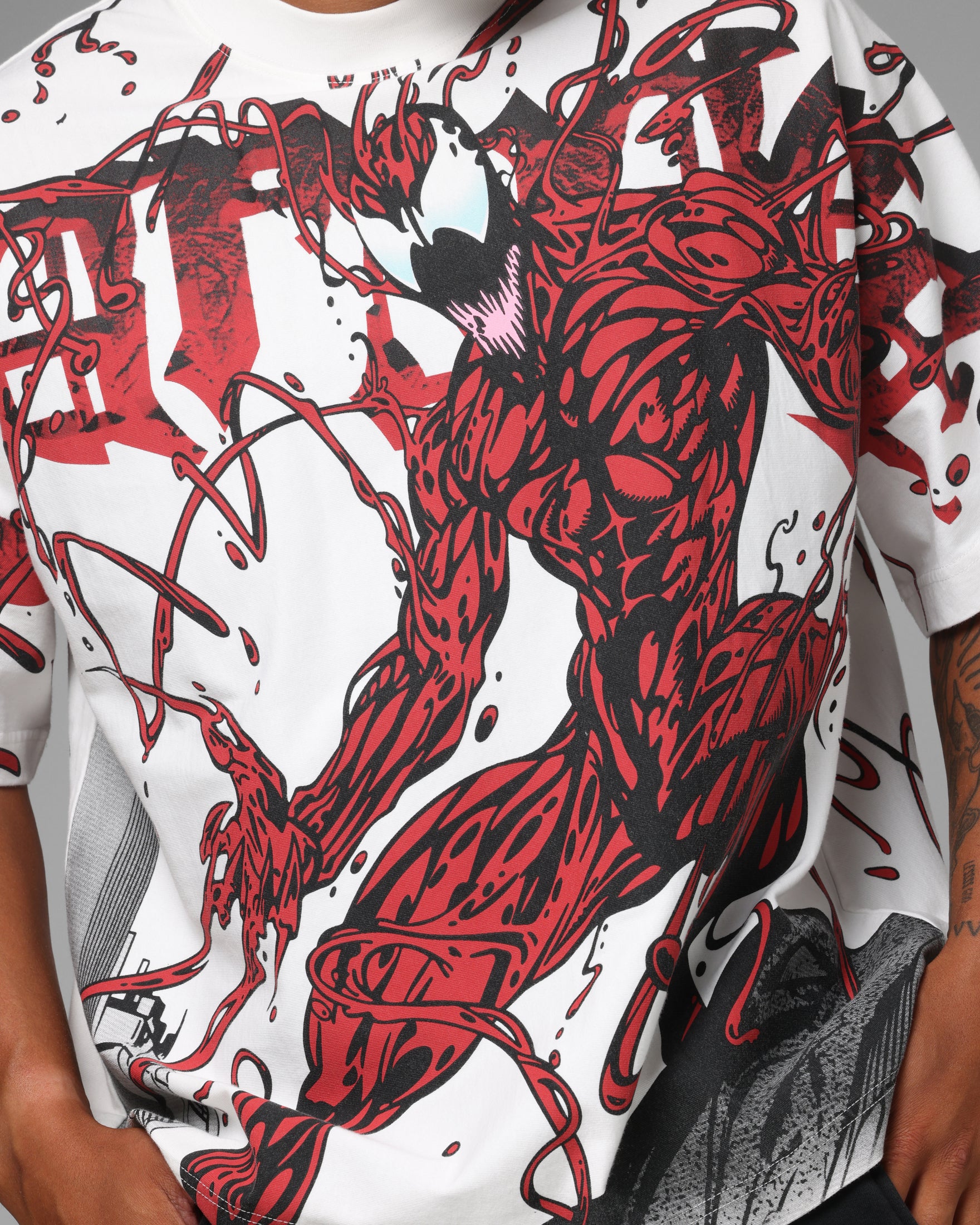 Loiter Marvel Spider-Man Carnage Boxy T-Shirt Off White | Culture