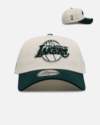 New Era Los Angeles Lakers 'Evergreen 2.0' 9FORTY A-Frame Snapback Chrome/Dark Green
