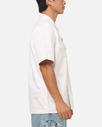 Von Dutch Oval Button Up Shirt White