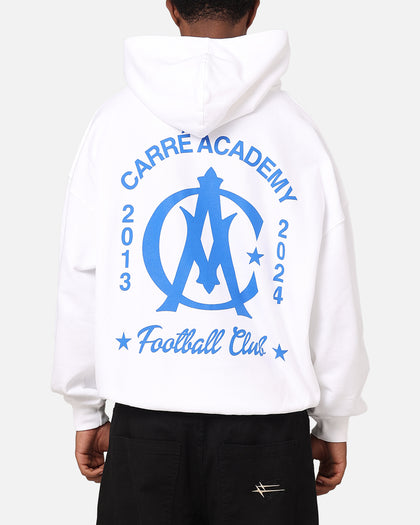 Carre Academy Chest Hoodie White