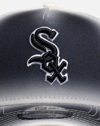 New Era Chicago White Sox 'Gradient Edge Reverse' 9FORTY A-Frame Snapback Black/White