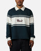 Carre Varsity Long Sleeve Polo Shirt Vintage Navy