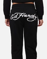 Ed Hardy Women's Flora Trackpants Black