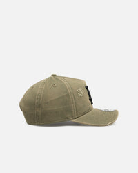 New Era Los Angeles Dodgers 'Distressed Olive' 9FORTY A-Frame Snapback Olive
