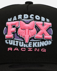 New Era Fox Racing X Culture Kings 9FORTY A-Frame Trucker Snapback Black