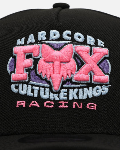 New Era Fox Racing X Culture Kings 9FORTY A-Frame Trucker Snapback Black