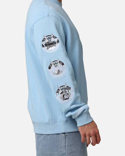 Mitchell & Ness Chicago Bulls 'UNC To Chicago' Champions Crewneck Light Blue