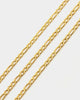 Raising Hell Women's Customisable Figaro Necklace Gold