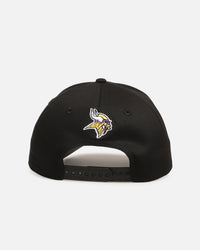 New Era Minnesota Vikings 'Upside Down Logo' 9FORTY A-Frame Snapback Black