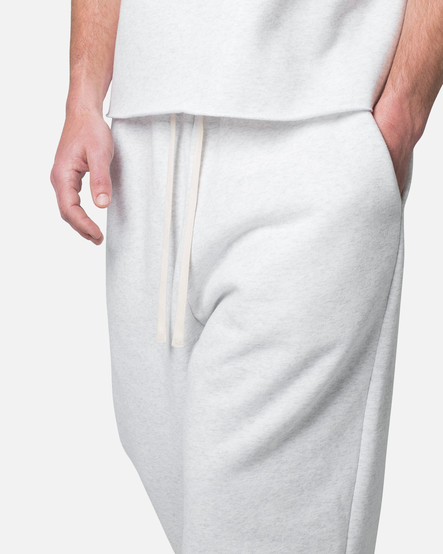 MNML Washed Ultra Baggy Sweatpants Heather Grey | Culture Kings US
