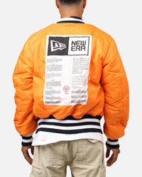 New Era X Alpha Series X NFL Chicago Bears MA-1 Bomber Jacket Navy/Orange