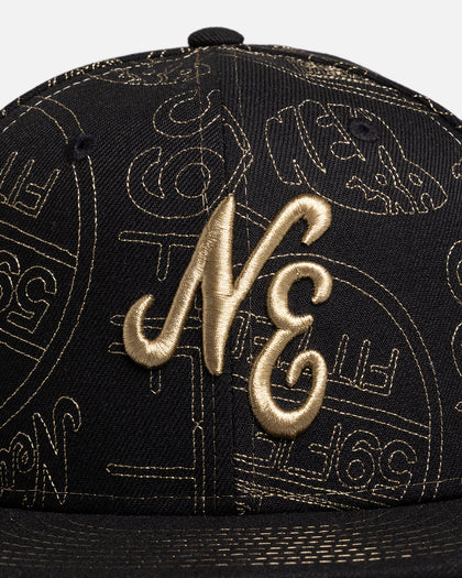 New Era New Era 'Sticker AOP' 59FIFTY Fitted Black