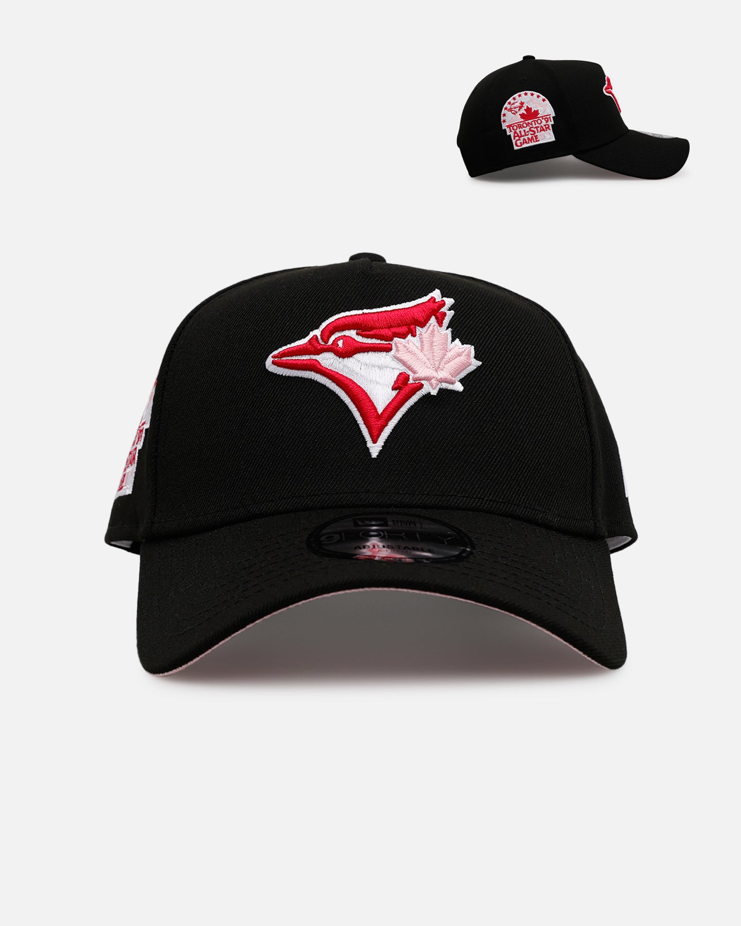 New Era Toronto Blue Jays 'Black And Pink' 9FORTY A-Frame Snapback
