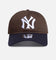 New Era New York Yankees 'Walnut Navy' 9FORTY A-Frame Unstructured Snapback Brown/Blue