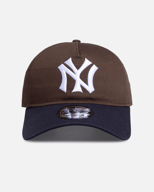 New Era New York Yankees 'Walnut Navy' 9FORTY A-Frame Unstructured Snapback Brown/Blue