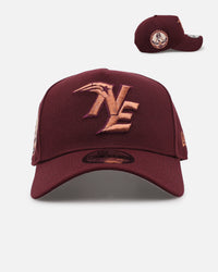New Era New England Patriots 'Penny' 9FORTY A-Frame Snapback Maroon