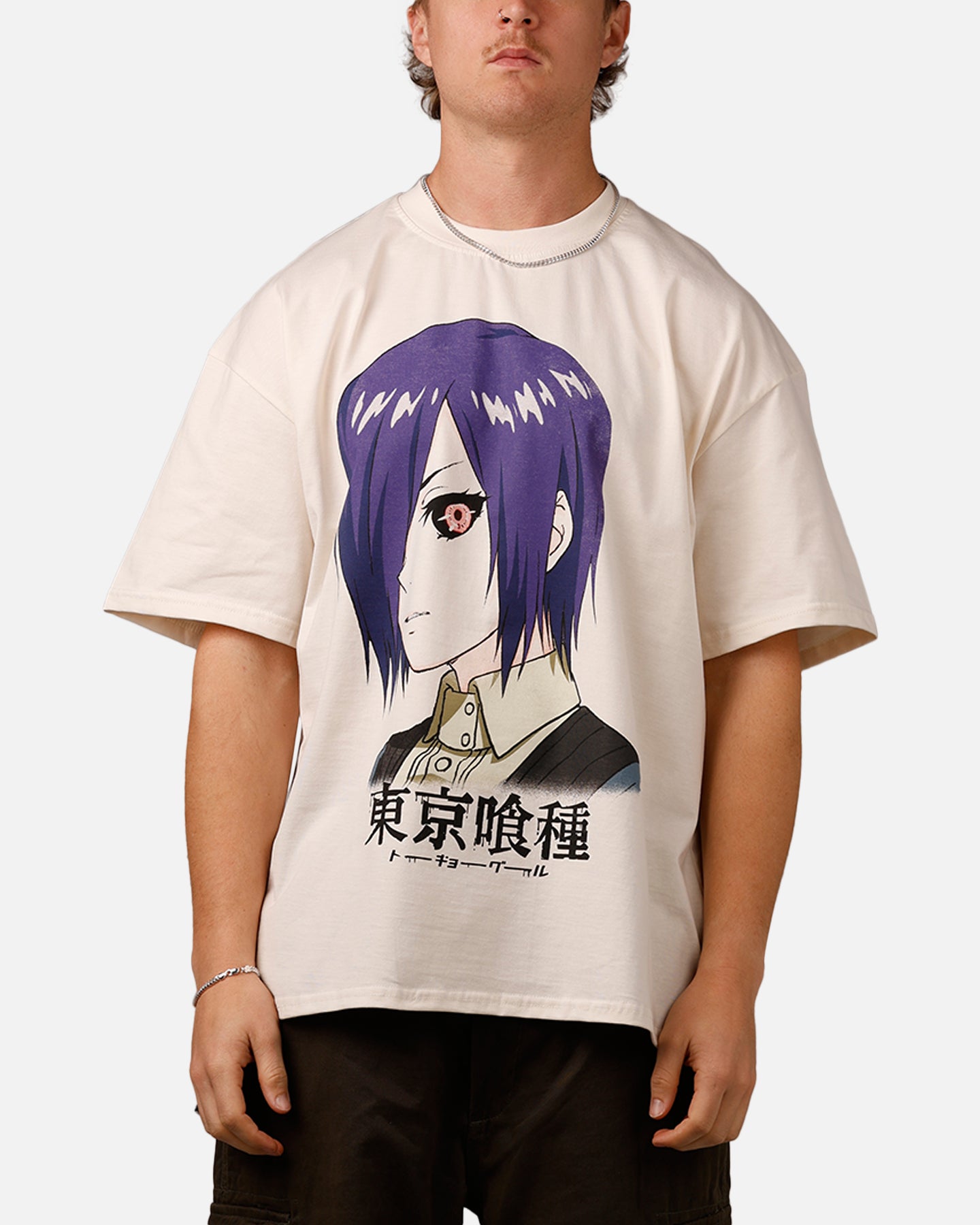 Goat Crew X Tokyo Ghoul Touka Vintage T-Shirt Off White | Culture