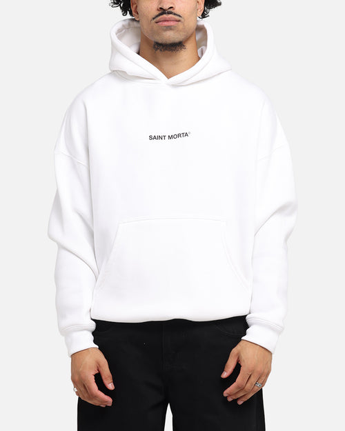 Saint Morta Lover Club Boxy Hoodie White